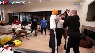 Crazy Fight on Adin Ross Stream Cuffem & FaZe Adapt Fight