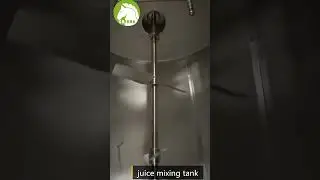 3000L wine fermentation tank with agitator! #vineyards #winemaker #winery #mixingtank #agitatortank