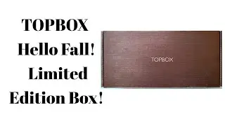 TOPBOX Hello Fall! Limited Edition Box!