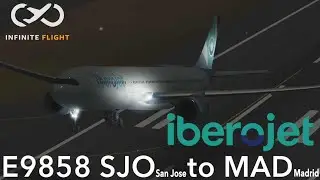 Infinite Flight E9858 SJO to MAD