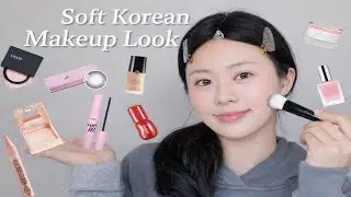 Soft Korean Makeup Look for Beginners 💕 | Everyday Natural Glam