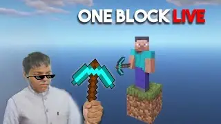 Minecraft Oneblock live with Krish Tau Gaming
