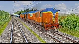 Broad Gauge Production | GY WDM-3A Baldie Locos | Amravati Express | SCR Route