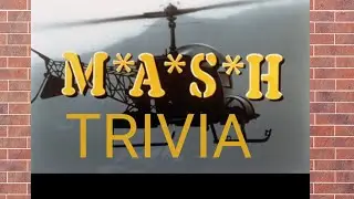 M.A.S.H. TV SERIES TRIVIA #TRIVIA  #TVSERIES #M.A.S.H