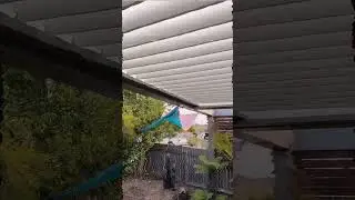 Watch the roof move &mdash; and imagine it at your place #pergola #home #garden #australianhomes