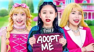 Poor Bratz Was Adopted By Rich Barbie Family! My Adopted Sister Is A Thief