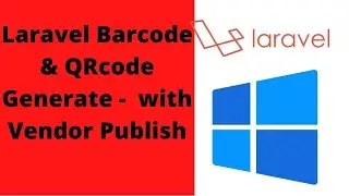 Lesson#11 | Laravel Barcode And QRcode Generate | Milon Barcode | Laravel Tutorial