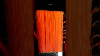 Paint brush melting satisfying up close #urday #satisfying #macro #oddlysatisfying