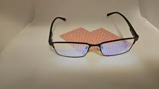 Transparent IR sunglasses for Marked Cards