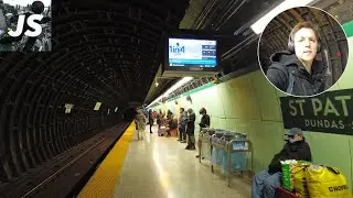 Toronto Subway Communication Failure | Walk to Dundas Station (Jan '23)