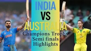 India vs Australia Champions Trophy Semi Final Highlights