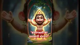 Amazing leela of 1 year old child Hanuman | #cartoon #youtubeshorts #viral #hanuman #love #ytshor...