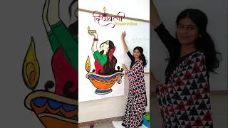 Diwali Decoration |Ep.02| #school #art #diwali #decoration #diwalidecor #festival #ideas #rangoli