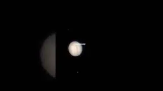 Jupiter, the great red spot, and moons. #planets #deepskydude #astronomy #astronomer #space
