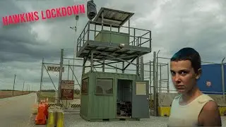 New Stranger Things Photos Show Hawkins Military Checkpoint