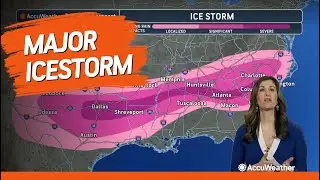 Dangerous Ice Storm Forecast to Impact Texas, Atlanta, Carolinas