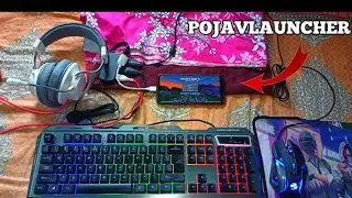 Playing Minecraft with keyboard or mouse on mobile || Full setup || mojo auncher | #pojavlancher