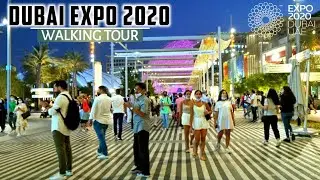 [4K] DUBAI EXPO 2020 Walking Tour on a Friday Weekend | Opportunity District