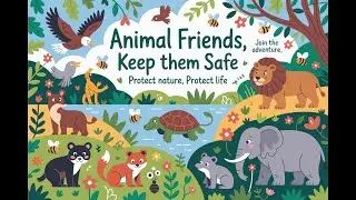 Animal Friends, Keep Them Safe | Kids Story with Rhyme & Nature Conservation Lesson