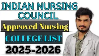 INC approved nursing colleges 2025-2026| affiliated nursing college with INC 2025