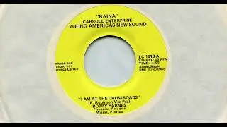 BOBBY BARNES / I AM AT THE CROSSROADS / 1985 / A-SIDE / ''7 VINYL / 80'S