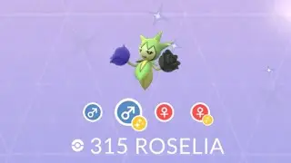 Shiny Roselia Evolution - Roselia Community Day