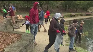 Scouts pitch in for yearly clean-up at Mill Creek