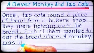 Moral story writing 
