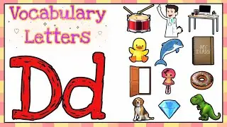 Vocabulary Words | Letter D | Vocabulary For Kids | Words with Letter D with sounds