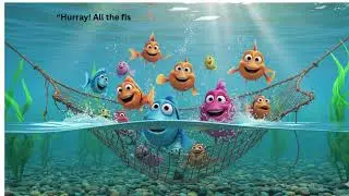 Unity is Strength 🐟✨ Fish & Net Story  Tamil + English Moral Story for Children