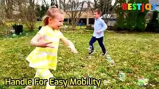 Rechargeable Bubble Machine Endless Bubbles for Kids' Outdoor Fun