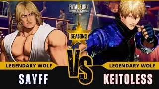 FF:CotW 🐺 SAYFF (Ken Masters) vs KEITOLESS (Rock Howard)⭐Replay Match - FATAL FURY: CotW - 2/26