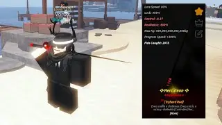 The TRYHARD ROD with the PEPPERMINT enchant IS THE BEST ROD IN FISCH