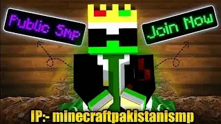Join 24/7 Public Minecraft Pakistani Smp 🤩Cracked Java + Mcpe | Best Minecraft Pakistani Smp