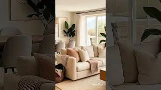 Modern Calm Living Room Inspiration #home #eleganthomes #interiordesign #homedecor #livingroomdecor