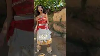 NEW MOANA MEET & GREET IN EPCOT | Journey of Water | Moana