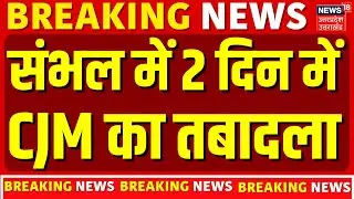 Sambhal Breaking News: संभल में 2 दिन में CJM का तबादला | UP News | CM Yogi | Latest News