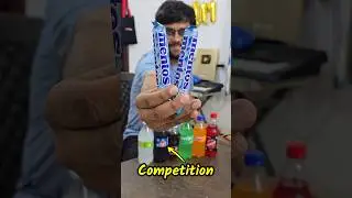 Testing Mentos in 6 different Cold Drinks #testing #experiment