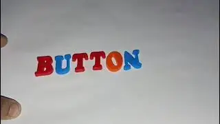 B For Button easy to learning cat spelling | Learn With Letters No 6.