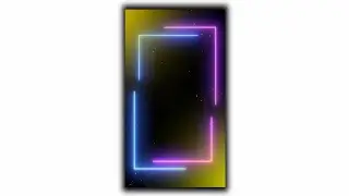 New light Border line Tamplate video background | light effect | kinemaster template black screen