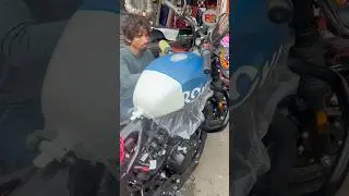 Bike lamination Indore || @balajiradiumartindore5383 #bike_modification_indore #bike  #ytshorts