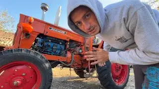 Activitate prin fermă, Polish bătr&acirc;nu tractor!