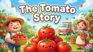 The Tomato Story 🍅 | From Farm To Market | Fun Cartoon For Kids @TinyUnicorns-j7n 