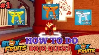 HOW TO COMPELTE DOJO QUEST BLOX FRUIT | ROBLOX