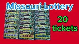 20 shots at $2,500: $50 frenzy tickets Missouri Lottery