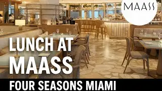 Lunch at MAASS &ndash; Iconic Fine Dining at Four Seasons Miami | Luxury Food Experience. BLUE ANGY