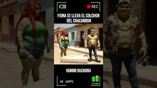 Fiona se lleva el colchon del chacarron 🤣 #risas #humor #fyp #shortvideo