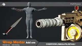 Blender Wrap Master Add-One 