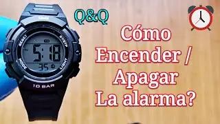 C&oacute;mo Encender / Apagar La Alarma? | Reloj Deportivo Digital Q&Q (Para Ni&ntilde;os)