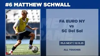 Matthew Schwall All Touches vs SC Del Sol
